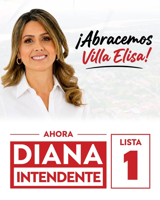 Diana Recalde Intendente — Lista 1 — ¡Abracemos Villa Elisa!